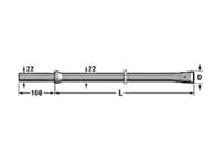 taladro integral de acero Rod Heat Treatment Process de molibdeno del cromo h22