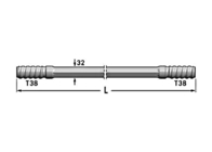 4 pulgada/6 extensión Rod Threaded Drill Rod del hex. de la pulgada T38
