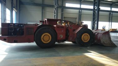 Máquina LHD subterráneo del remolque y volcado de carga el hacer un túnel con el tracción cuatro ruedas
