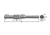 Mina de HC 200 que perfora el adaptador de Rig Parts Montabert Drill Shank