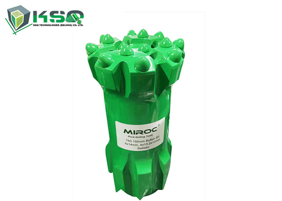 Broca material del botón de la roca del cuerpo de Retrac del acero del carburo del diámetro de T60 102m m