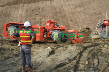 Descargador del recorrido de la carga de la explotación minera de subterráneo con el brazo concreto del robot del hormigón proyectado, KSQ RL-2 LHD