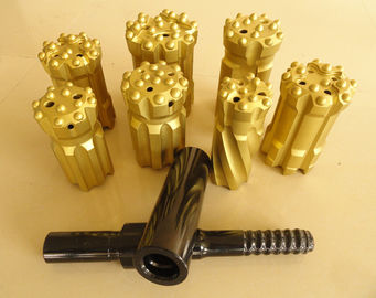 Brocas del carburo de tungsteno de T38 T45 T51 con los botones esféricos/balísticos