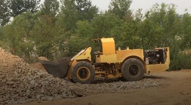 Máquinas subterráneos de Lhd del cargador de la rueda del CE para el proyecto subterráneo 0,6 metros cúbicos