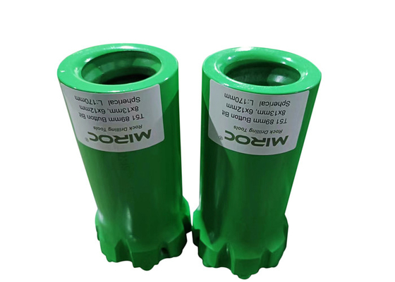 T51 89mm Botón de perforación Bit Carburo de tungsteno / 14 botones roscados