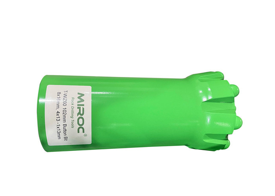 Parcela de botón verde / azul para piezas de minería de roca de dureza media a dura T-WIZ60-102