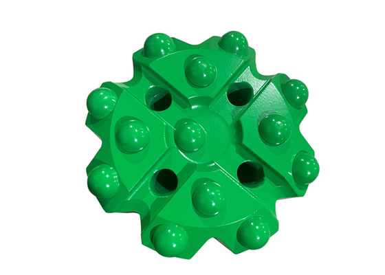 Botón de retroceso verde / azul para piezas de minería de roca de mediano duro a duro T-WIZ60-115