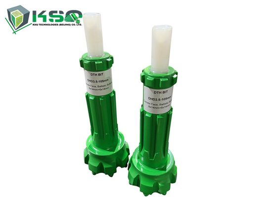 Excavadoras DTH de 105 mm para COP35 / DHD3.5 Martillo DTH de color verde con válvula de pie