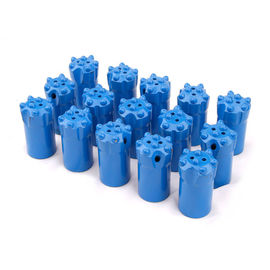 Botones azules del carburo de tungsteno, brocas afiladas inclinadas para la perforación de roca