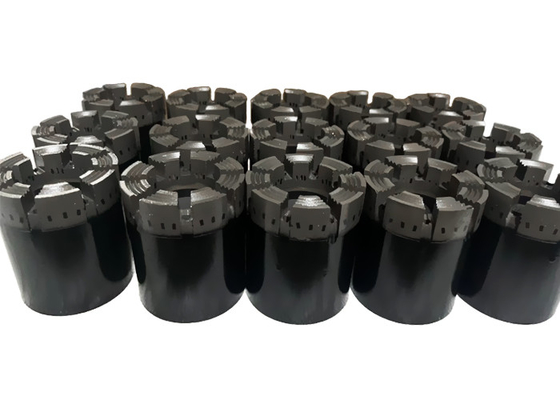 NQ Industria de exploración mineral Perforaciones de núcleo de diamante geológico negro para un rendimiento superior