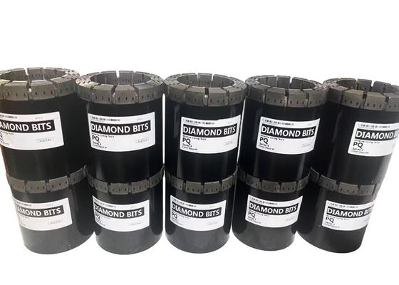 PQ Durable Core Bit Rock Drilling Tools Con forma de corona dentada y tamaño común para la serie Q estándar extranjera
