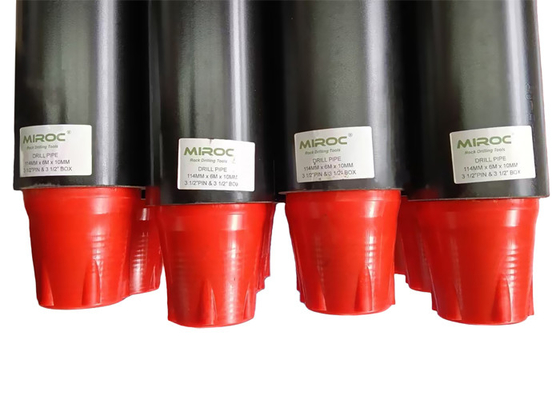3 1/2 API estándar 114 mm DTH taladros de perforación de tubería para la perforación de pozos de agua