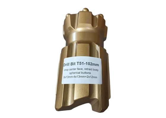 89mm-127mm T51 Diámetro taladro retráctil para el túnel de forja Tipo de procesamiento