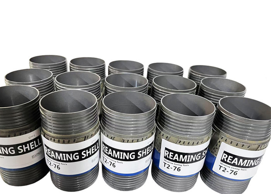 T2-76mm Herramientas de perforación de núcleo Reamers Reamiing Shell para mejorar la eficiencia de la exploración mineral