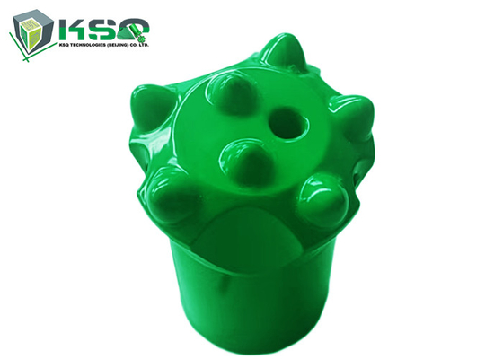 Herramientas de perforación de roca cónica 4° 46mmTaper Button Drill Bit para la deriva / túnel
