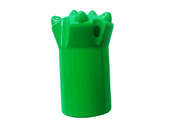 Herramientas de perforación de roca cónica 4° 46mmTaper Button Drill Bit para la deriva / túnel