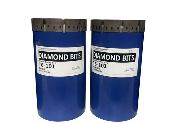 T6-101 Piezas de núcleo de diamante impregnadas para la perforación de núcleos