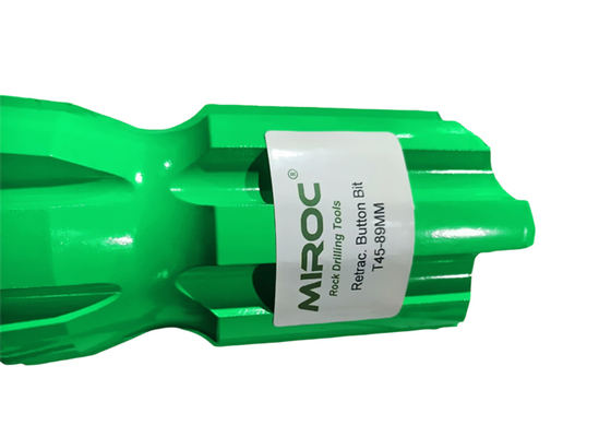 Broca de botón balístico T45 de 89 mm Retrac Brocas T45 para minería