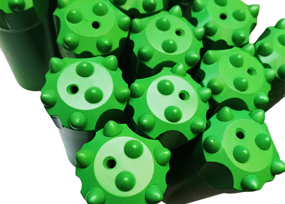 Herramientas de perforación de rocas esféricas R28 Serie 41mm Brocas de botón para máquina hidráulica