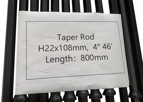 H22x108mm taladro cónico barra de acero 4/6/7/11/12 grado longitud 800mm para la perforación de martillo superior