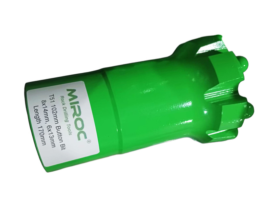 Herramientas de perforación de roca con martillo superior T45、T51 Broca de botón para perforación de roca