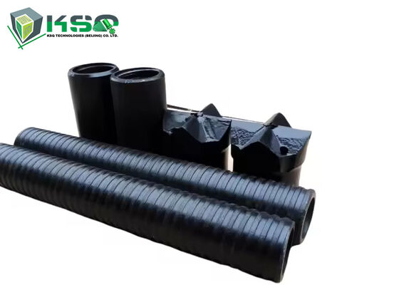 Sistema de tornillo de anclaje de autoperforación forjado con rosca completa R23 R32 R38 R51 T76 para la estabilización de pendientes de tunelado de minería de mineral