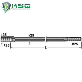 Agujero que limpia con un chorro de agua de Rod R25-Hex 25-R25 de la velocidad R25 8,6 milímetros