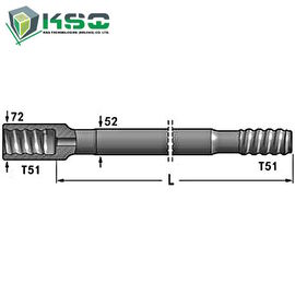 Uno mismo de alta resistencia de Rod de taladro de roca que perfora T51 21.5m m 6 pulgadas