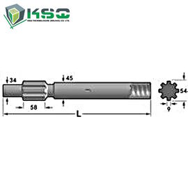 Adaptador HBM 50, HBM 100, HBM 120, HBM 101 de la caña del taladro de los SIG