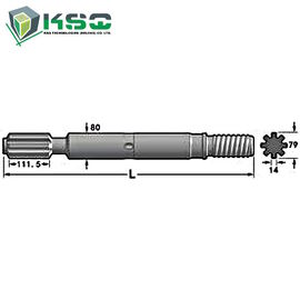 Adaptador de la caña del taladro de carburo de tungsteno