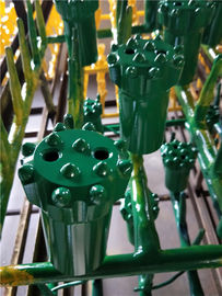 Pedazos de botón del hilo T38/R38 de las herramientas de perforación de roca del carburo de tungsteno con proceso del tratamiento térmico
