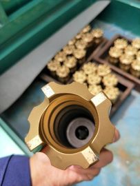 Diámetro de oro del color 34-115m m de la broca retractable magnética de alta velocidad de la roca