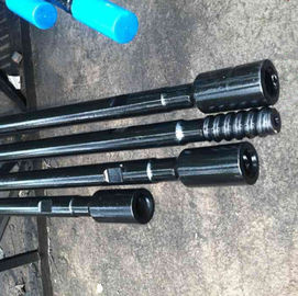 Carburo de tungsteno que mina el agujero que limpia con un chorro de agua roscado frecuencia intermedia de Rod de taladro T45 17 milímetros