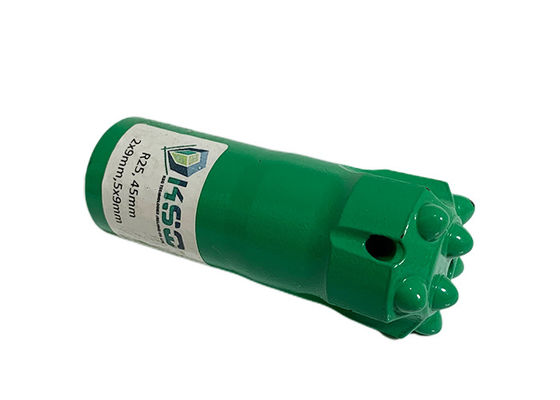 Forjar las herramientas del taladro de carburo de tungsteno de la perforación de roca de los pedazos de botón del hilo R25