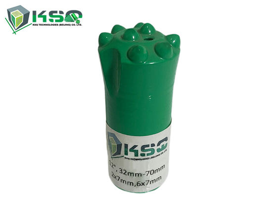 Pedazo de botón afilado 12 grados del carburo de tungsteno para la pequeña perforación de los agujeros