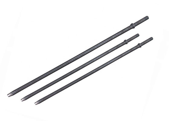 Herramientas de perforación de acero de 7 grados de carbono afiladas longitud de Rod 600m m