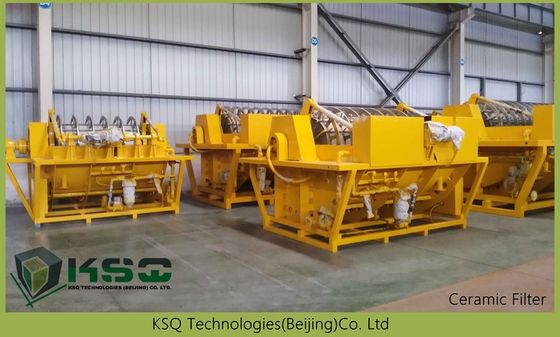 TT Series High Efficient Ceramic Vacuum Filter 24m3 For Separate Mine Slurry