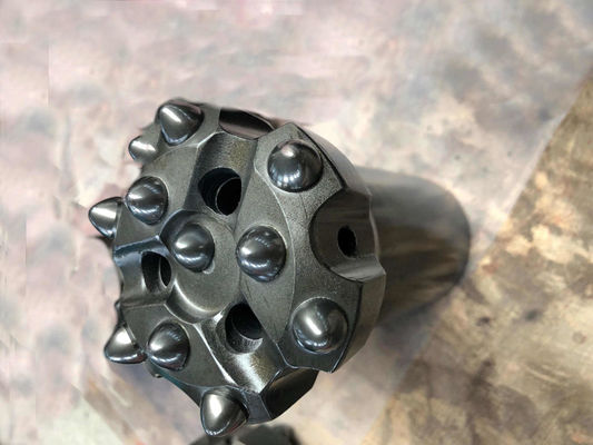 Mining Rock Button Drill Bit Normal Shirt Threaded Drilling Bit For Hardened Steel