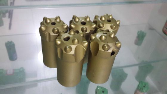 Grado largo 34m m del pedazo de botón de la forma cónica de la falda 12 38m m usados en la deriva y hacer un túnel