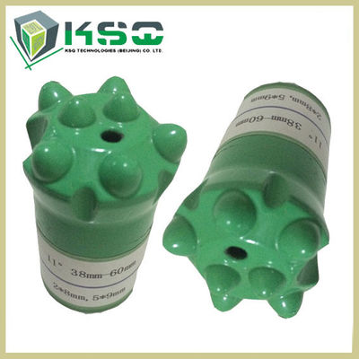 Pedazo de botón largo de la forma cónica de la falda del martillo de Jack del carburo 34m m 7 botones ISO9001 aprobados