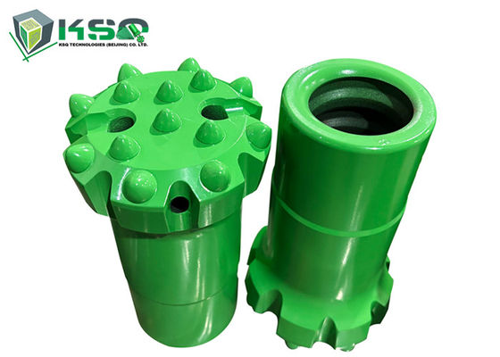 Excavadoras industriales de acero al carbono T51 de diámetro 102 mm con botón cónico