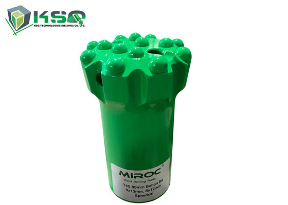 89mm T45 Cantera de minería Top Hammerr Herramientas de perforación de hilos Botón de broca