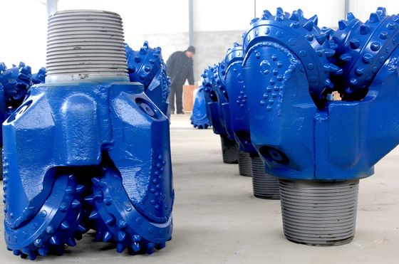 Broca tricónica azul del artículo TCI de las noticias de la perforación del pozo de agua, brocas del cono de la roca