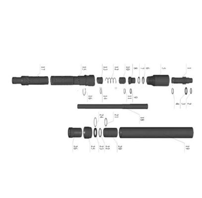 Martillo de perforación DTH versátil para varias aplicaciones de perforación agujero 60-305mm