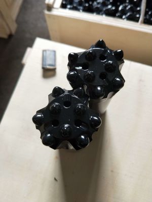 Broca plana del botón de la cara de R32 45m m para minar la pequeña perforación del agujero de la roca
