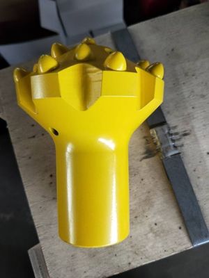 Partes movibles roscados del carburo de tungsteno de las herramientas de perforación de heavy de la explotación minera del botón
