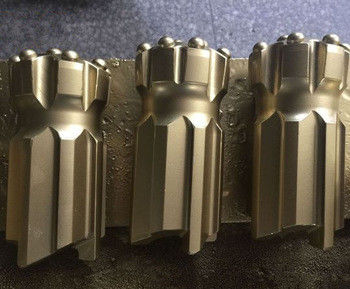 Forjando la perforación superior/T45 del martillo contraiga la broca 76m m de la roca del botón del hilo