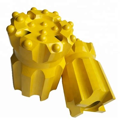 Pedazo de botón de Retrac del centro del descenso de GT60 115m m para la broca retractable del granito gris sólido