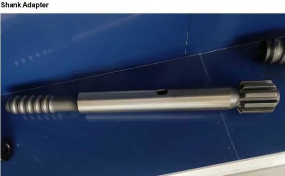 Adaptador de la caña de Tamrock HL500/HL560S con color negro roscado T38 de la longitud 500m m