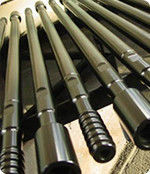 Hilo roscado hembra-varón de la alta precisión T38 de Rod de la velocidad de la guía del taladro de roca